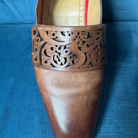 Christian Louboutin Cognac Loafers - Picture 9 of 9